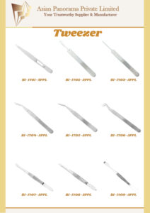 Tweezer Mirror Finish. Available in Satin Finish, Mirror Finish, Multicolor Coating, Full Gold and any colour