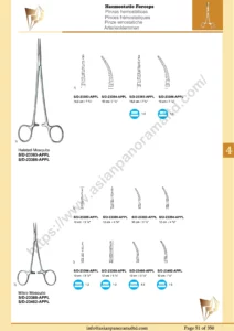 Haemostatic: Forceps, Halsted-Mosquito, Mikro Mosquito