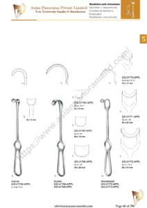 Kocher, Booklets and retractors, Middendorf