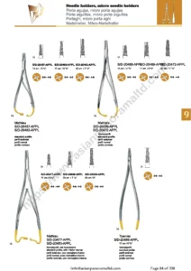 Needle holders, micro needle holders, Mathieu, Toennis