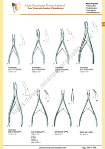 periosteal elevators, Chisels, Bone Rougeurs, Friedmann, Cleveland, Hartmann