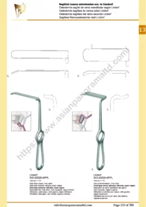 Bone instruments, Sagittal ramus osteotomies acc. to Lindorf