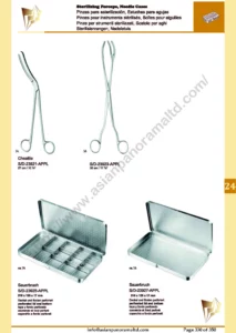Sterilizing Forceps, Needle Cases, Surgical