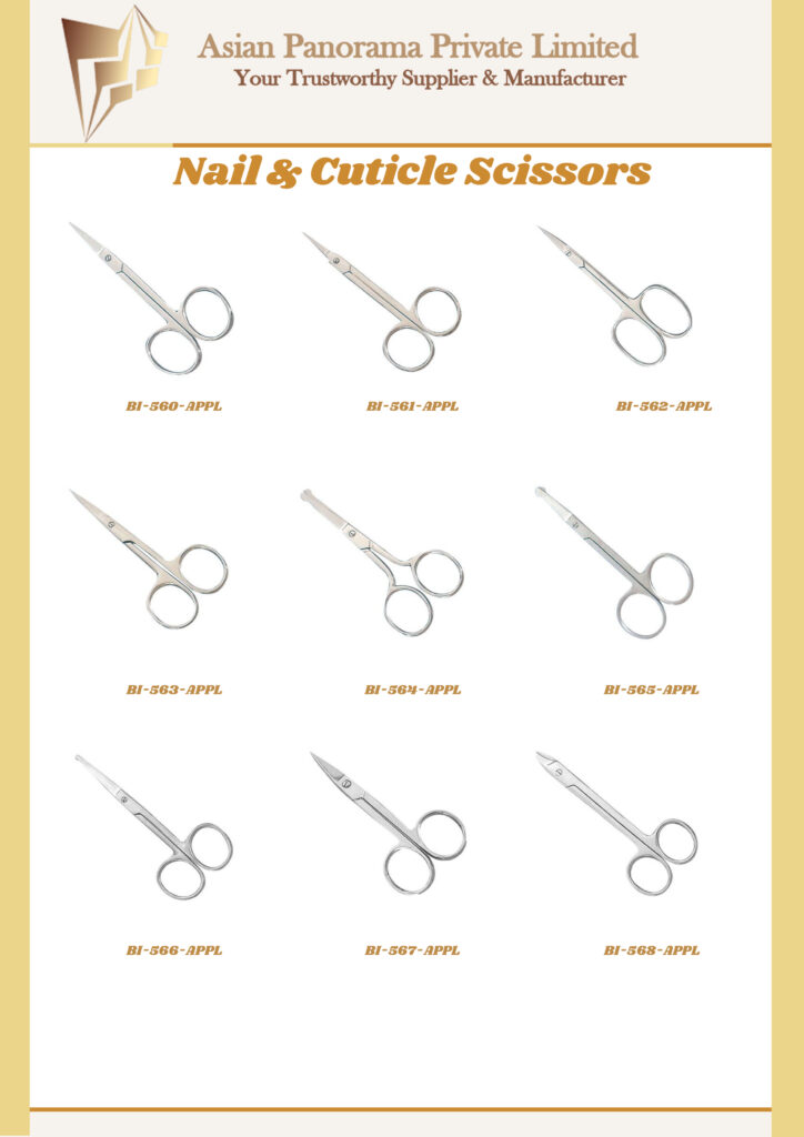 Cuticle Scissor. Mirror Finish.