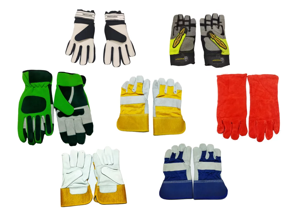 Leather Gloves used for workers By Monarch Trading Corporation