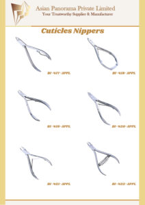 Cuticle Nipper, Double Spring. Mirror Finish. and locking Mechanism