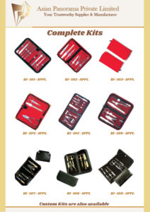 Manicure kit and Manicure Sets with travel Case.