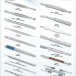 Extractor, Point, BlackHead Remover, Cuticle knife, Pterygium remover, Skin care Tool, Cuticle pusher, cuticle remover details have been given in this image.