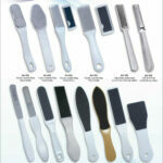 Foot Files callosity Rasp with Plastic handles and detailed Callus Rasp, Double Sided one Sided hard other side smooth, Sapphire Foot File with wooden Handle have been shown with details in this image