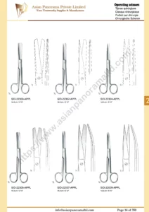Asian Panorama Private Limited Surgical and Dental Tools Scissors, Operating scissors