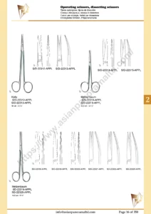 Asian Panorama Private Limited Surgical and Dental Tools Scissors, Operating scissors, dissecting scissors