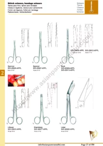 Stitch scissors, bandage scissors