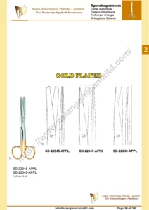 Asian Panorama Private Limited Surgical and Dental Tools Scissors, Operating scissors, Dissecting scissors, Delicate dissecting scissors