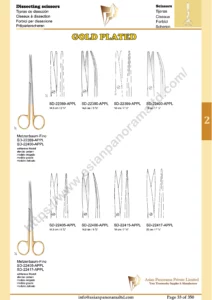 Dissecting scissors, operating scissors