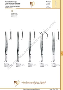 Micro Forceps, Vascular forceps