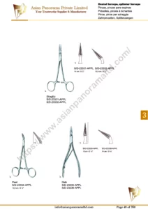 Dental forceps, splinter forceps, Stieglitz, peet, ralk