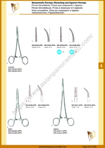 Haemostatic Forceps, Dissecting and Ligature Forceps