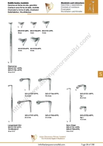 Saddle hooks, booklets, Booklets and retractors