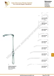 Saddle hooks, booklets, hooklets and retractors