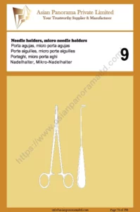 Needle holders, micro needle holders by Asian Panorama Private Limited