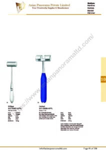 Bone Chisels, periosteal elevators, Williger, Herbert, Mallets