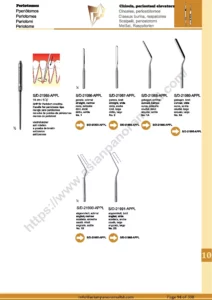 Bone Chisels, periosteal elevators, Volkmann, Brums, Bone curettes, double ended, periotomes