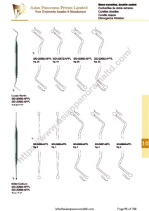 Bone Chisels, periosteal elevators, Bucas Martin, Miller-Colburn, Miller Colburn,