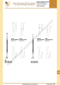 Bone Chisels, periosteal elevators, Molt