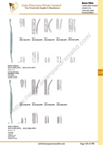 Bone files, Miller-Colburn, Miller Colburn