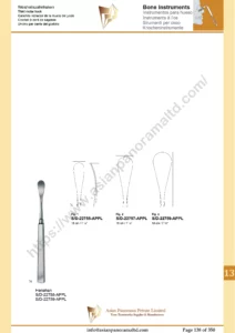 Bone instruments, Third molar hook, Hanahan