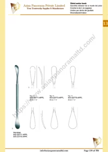 Bone instruments, Third molar hook, Hanahan