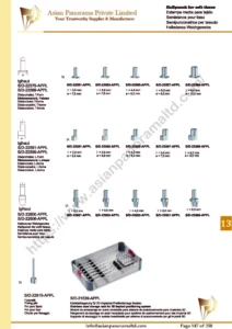 Halfpunch for soft tissue, iglhaut Fixing pin