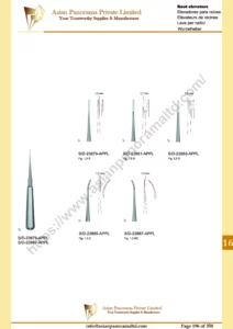 Root elevators, Seldin, Flohr, Cryer, lindo Levian