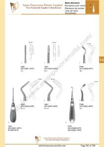 Root elevators, Hylin, Potts,