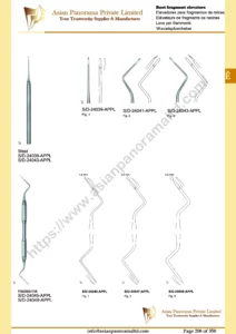 Root elevators, Root fragment elevators, West, Heidebrink