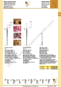 Mouth mirrors, Laryngeal mirrors, mouth mirrors, Cone Socket , Micro metal mirror with fixed handle