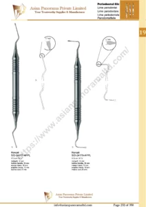 Scalers, periodontology, Periodontal file, Roncati,