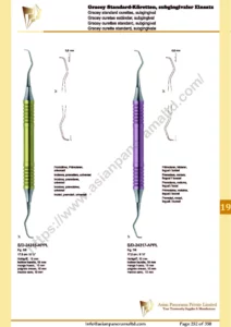 Scalers, periodontology, Premolars, molars, mesial, mesiolingual, mesiobuccal, distal,