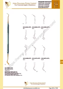 titanium coated non adhesive Goldstein Composite instrument