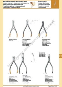 End and side nippers, bar bending pliers, Technic pliers