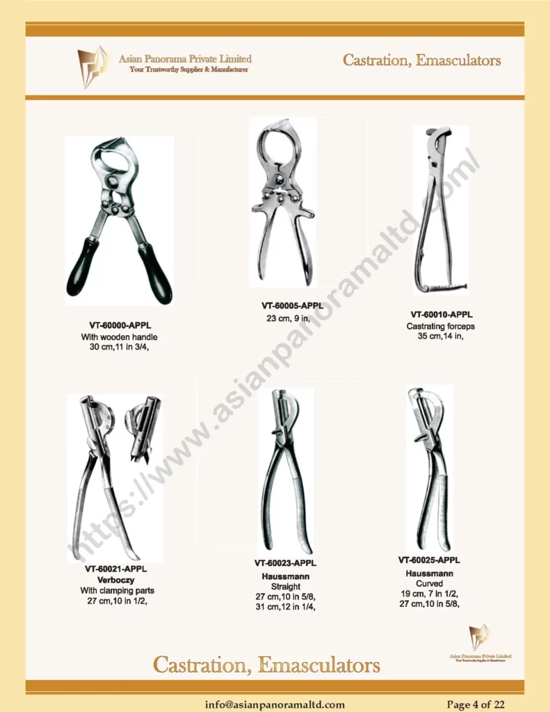 Hoof & Claw Instruments of Asian Panorama Private Limited