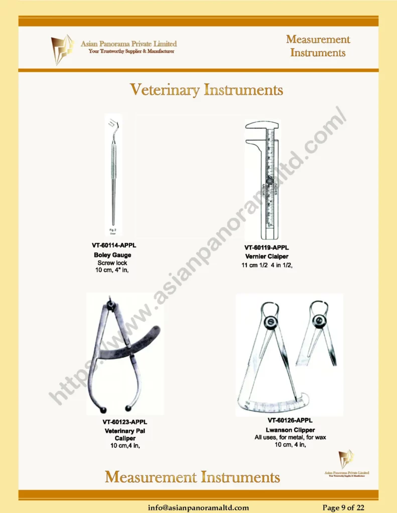 Medical Measuring Instruments / Measuring tools by Asian Panorama Private Limited