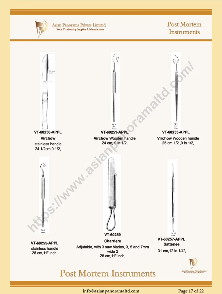 Animal Post Mortem Instruments