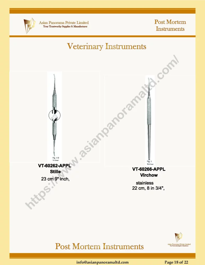 Animal Post Mortem Instruments